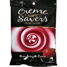 creme savers strawberry and creme