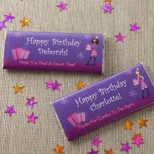 personalized candy bars