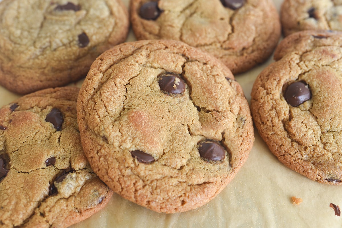 homemade chocolate chip cookies