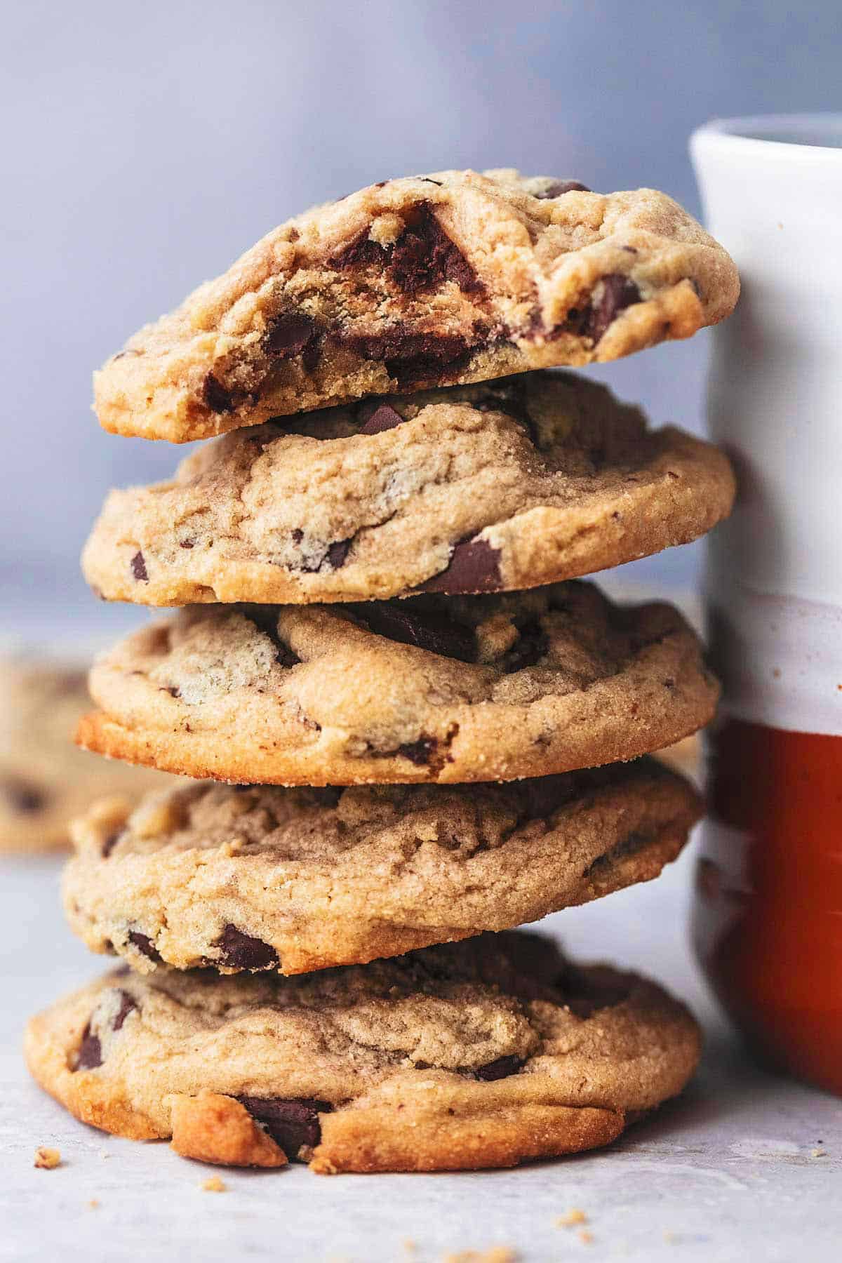 peanut butter and chocolate chip cookies