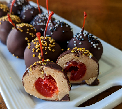 cherries covered in chocolate