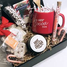 hot chocolate gift basket