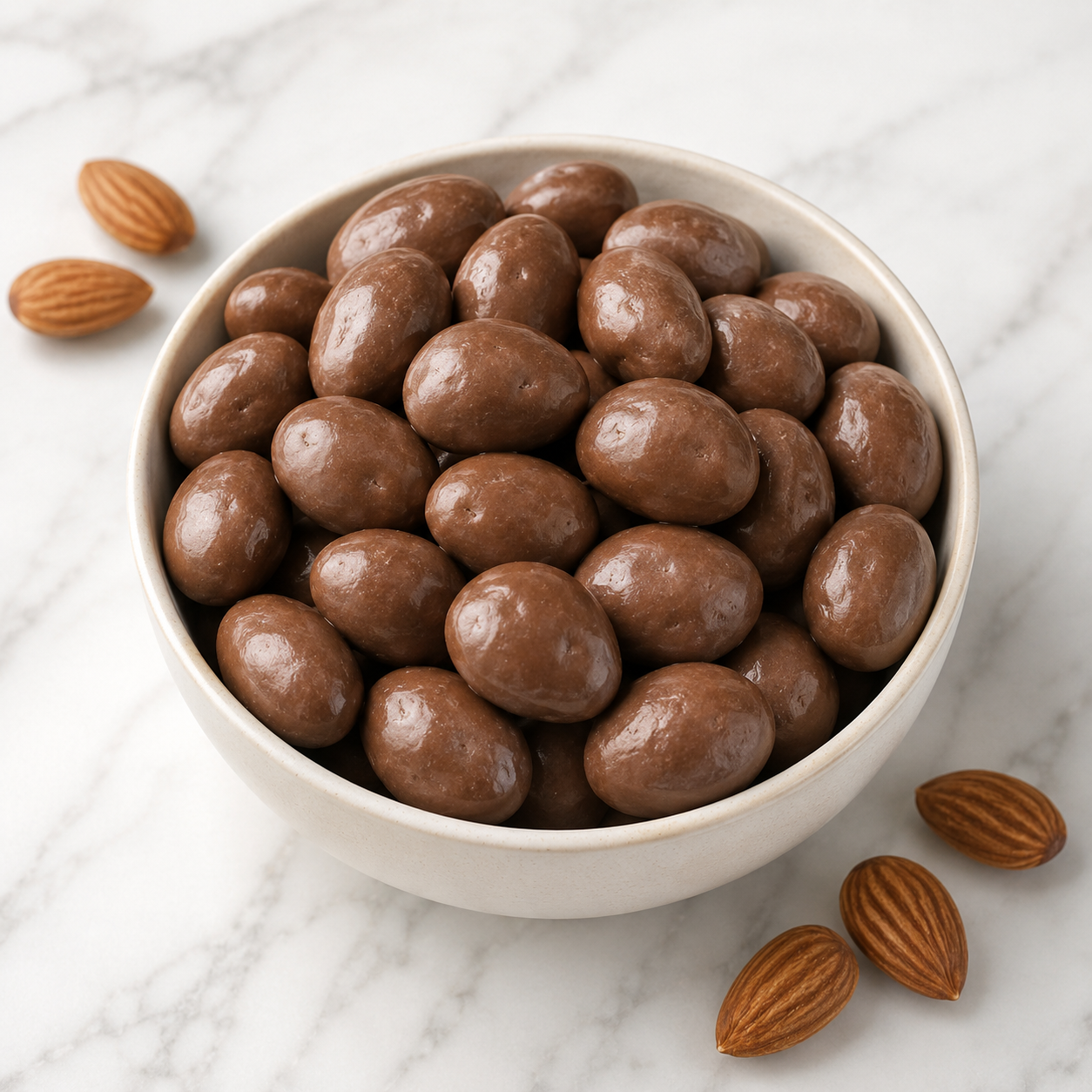 chocolate covered almonds