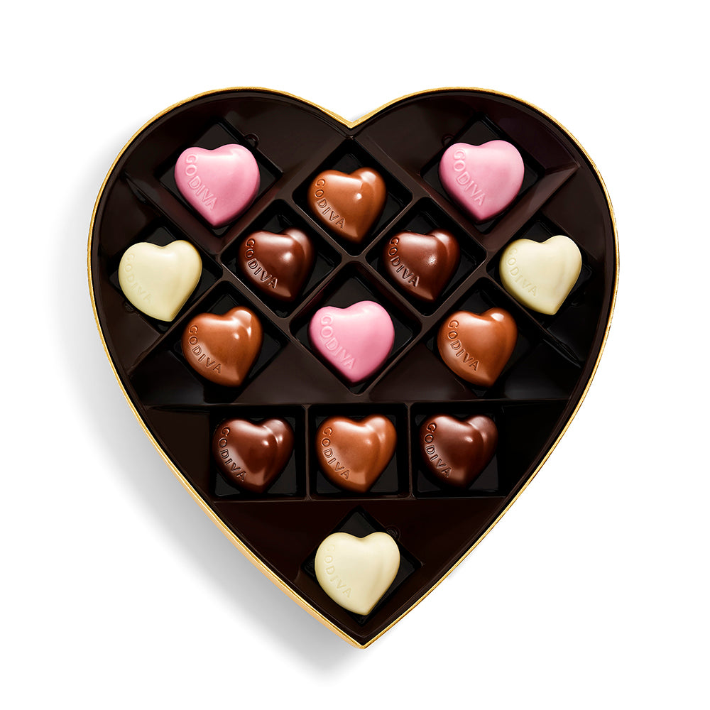 chocolate heart gift box